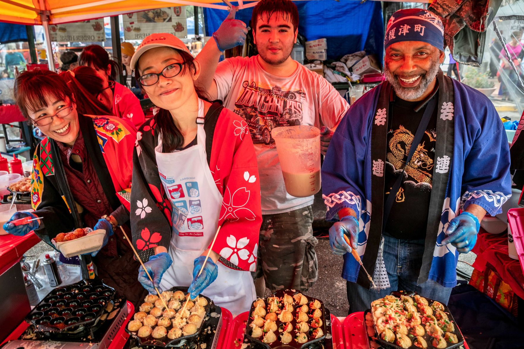 Takoyaki balls